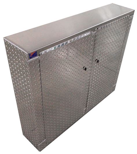 diamond plate garage wall cabinet